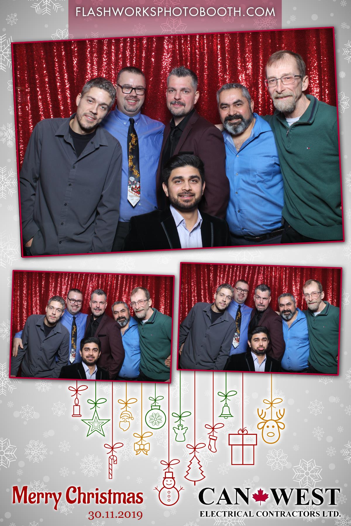 Can West Christmas Party | View more photos from the event at gallery.flashworksphotobooth.com/u/FlashworksPhotoboothInc/Can-West-Christmas-Party
